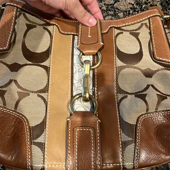 Different patterns throughout entire purse. Coach purse - Picture 2 of 10